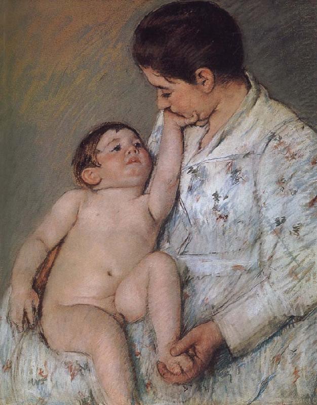 Baby-s touching, Mary Cassatt